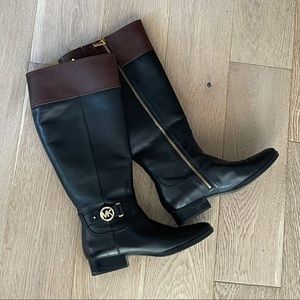 MK Leather Boots